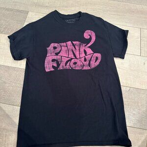 PINK FLOYD BLACK AND PINK T SHIRT SIZE XS UNISEX